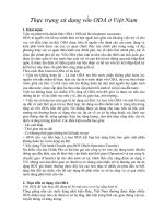 Thực trạng sử dụng vốn ODA ở Việt Nam .doc