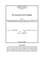 Hoàn thiện phơng pháp Kế toán TSCĐ tại Cty TNHH-TM và XD Vĩnh Phát trong điều kiện vận dụng hệ thống chuẩn mực kế toán VN