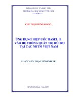  Vận dụng công cụ quyền chọn để kinh doanh và phòng ngừa rủi ro trong thị trường chứng khoán việt nam