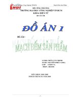 Mạch đếm sản phẩm.