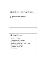 Bài giảng Visual C 