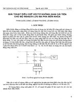 Giải thuật điều chế vectơ không gian cải tiến cho bộ nghịch lưu ba pha bốn khóa.