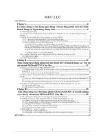 Nâng cao chất lượng phân tích tài chính đối với khách hàng vay vốn tại Agribank chợ mơ