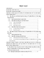  kế toán tập hợp chi phí và tính giá thành sản phẩm xây lắp tại công ty Cổ phần đầu tư và Xây dựng Công trình thủy lợi