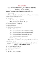 Kiểm toán năm đầu tiên được áp dụng tại công ty kiểm toán AS