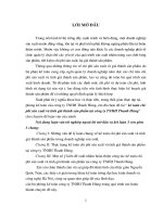 Kế toán chi phí sản xuất và tính giá thành sản phẩm tại công ty TNHH Thanh Hùng