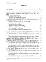 Thực trạng áp dụng hệ thống quản lý chất lượng của các doanh nghiệp Việt Nam để nâng cao sức cạnh tranh trong điều kiện hội nhập kinh tế quốc tế 02