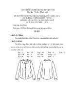 Đề thi may thiết kế thời trang 50