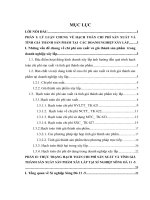 Hoàn thiện kế toán chi phí sản xuất và tính giá thành sản phẩm tại Xí nghiệp Sông Đà 11 -5