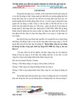 Hoàn thiện công tác xây dựng hệ thống tài liệu trong quá trình áp dụng ISO 9000v