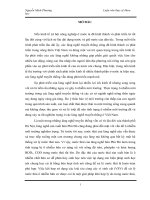 Nghiên cứu ứng dụng vi sinh vật và vi tảo lam Spirulina trong xử lý nước thải làng nghề bún Phú Đô - Phần 1