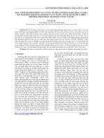 Đặc tính âm phản hồi của cá nục sồ, cá bạc má và cá ngân