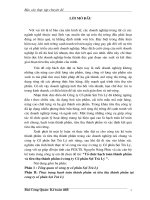 Tổ chức hạch toán thành phẩm và tiêu thụ thành phẩm ở công ty Cổ phần Sợi Trà Lý