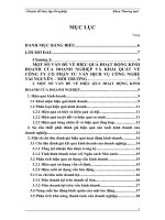 Một số giải pháp nâng cao hiệu quả hoạt động kinh doanh của Công ty Cổ phần Tư vấn Dịch vụ Công nghệ Tài nguyên – Môi trường