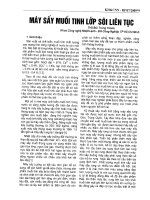 Máy sấy muối tinh lớp sôi liên tục