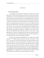 Kế toán chi phí sản xuất và tính giá thành SP xây lắp tại xí nghiệp Sông Đà 11-3.doc