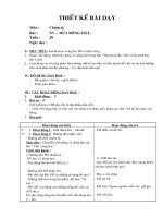 Giáo án Chính tả - Lớp 2 - Mùa bông may