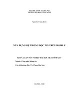 Xây dựng hệ thống đọc tin trên mobile