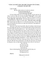 Giáo án sáng kiến: Nâng cao chất lượng cho trẻ làm quen với văn học, làm quen với chữ viết