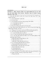 Hoàn thiện công tác thẩm định dự án đầu tư tại Sở giao dịch Ngân hàng Thương mại Cổ phần Ngoại Thương Việt Nam .doc