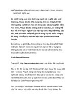 Những phần mềm hỗ trợ hay dành cho Visual  studio