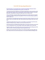 Chỉ số CRV: Để công chúng biết bạn là ai 