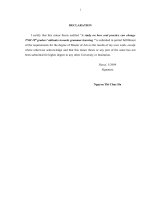 A STUDY ON HOW ORAL GRAMMAR PRACTICE CAN CHANGE TRAN NGUYEN HAN 10th graders' attitudes towards grammar learning