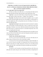 Hạch toán chi phí sản xuất và tính giá thành sản phẩm theo phương pháp abc.doc