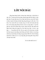 Thị trường dịch vụ hàng không Việt Nam và hãng hàng không Pacific Airlines