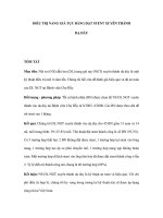 Điều trị nang giả tụy bằng đặt Stent xuyên thành dạ dày