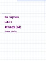 Mã nén Lecture_2 ArithCode 