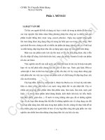 Nghiên cứu và ứng dụng chế biến nước giải khát lên men của đài hoa cây bụp dấm Hibiscus sabdariffa L