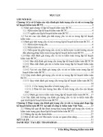 Đánh giá trọng yếu và rủi ro kiểm toán trong giai đoạn lập kế hoạch kiểm toán Báo cáo tài chính .doc