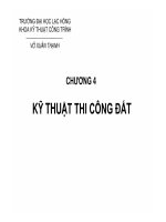 Kỹ thuật thi công - Máy xây dựng Chương 4