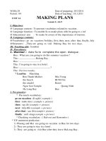 Giáo Án Anh Văn 6 Chuẩn Năm 2009 (tiết 84-86)