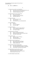 Đề thi Toefl tháng 1 - 1999
