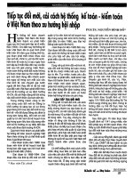 Tiếp tục đổi mới, cải cách hệ thống kế toán - Kiểm toán ở VN theo xu hướng hội nhập.pdf