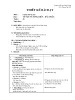 Giáo án Luyện từ và câu - Lớp 2 - Từ ngữ về sóng biển