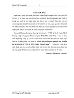 Hoàn thiện công tác quản lý dự án đầu tư tại công ty CPĐT & XNK Đoàn Minh Giang