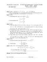 Đề thi đại học môn toán khối B năm 2003