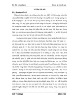 Quản lý khách sạn Sông Nhuệ Hà Tây