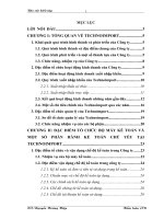 Tổ chức bộ máy kế toán và 1 số phần hành kế toán chủ yếu tại TECHNOIMPORT