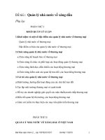 Quản lý nhà nước về xăng dầu