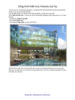 Công trình kiến trúc Vivanta của Taj