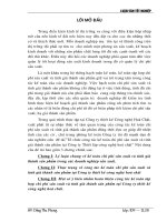 Tổ chức công tác kế toán chi phí sản xuất và tính giá thành sản phẩm tại Công ty Thiết lập công nghệ hoá chất