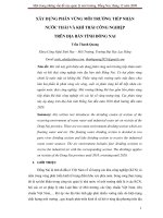 Một trong những vấn đề của quản lý môi trường, Đồng Nai, tháng 12 năm 2009