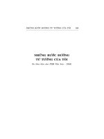 Những bước đường tư tưởng của tôi