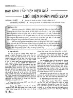 Bán kính cấp điện hiệu quả lưới điện phân phối 22 KV