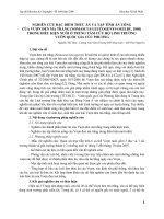 Nghiên cứu đặc điểm thức ăn và tập tính ăn uống, của vượn đen má trắng (nomascus leucogenys ogilby, 1840), trong điều kiện nuôi ở trung tâm cứu hộ linh trưởng, vườn quốc gia cúc phương