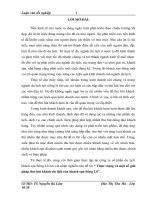 Thực trạng và một số giải pháp thu hút khách du lịch của khách sạn Sông Lô